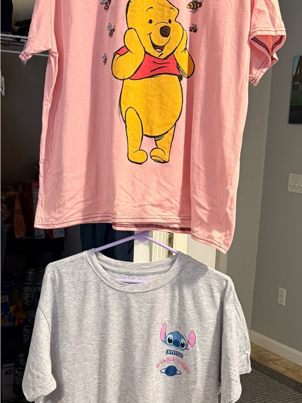 Disney Stitch and Winnie the Pooh Graphic Tee